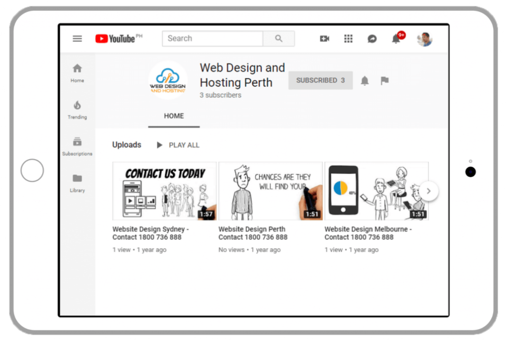 Video marketing and design services at Web Design and Hosting