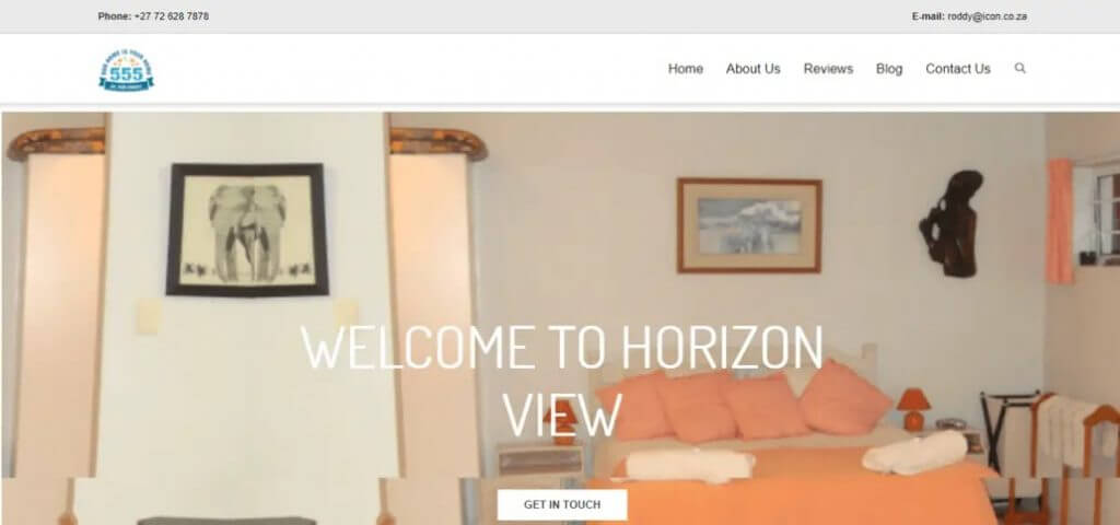 Client Horizon View business optimised website design