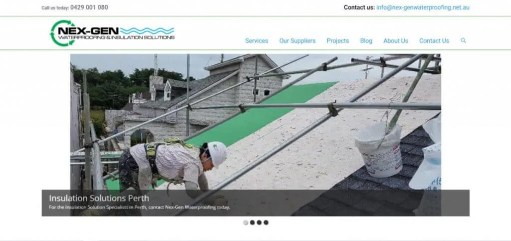 Client NexGen on our website design portfolio