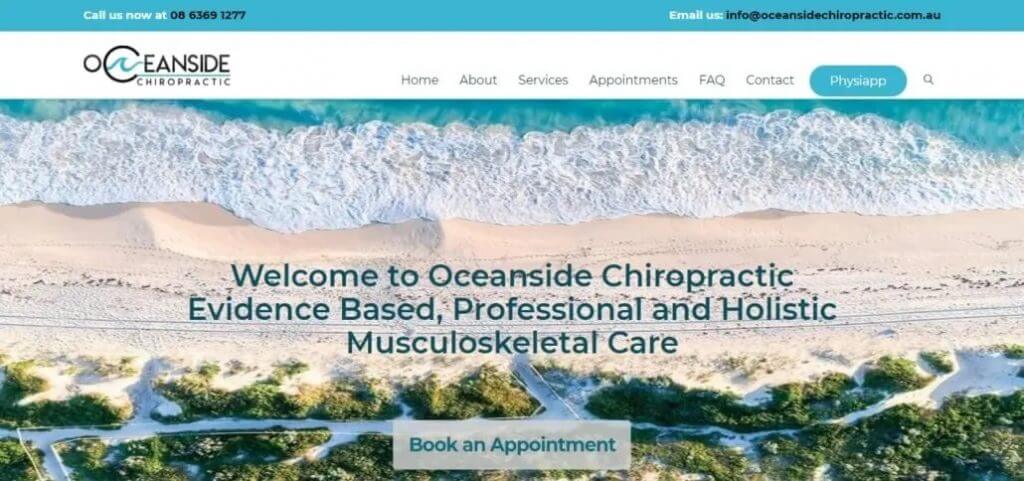 Oceanside Chiropractic Business Website Design
