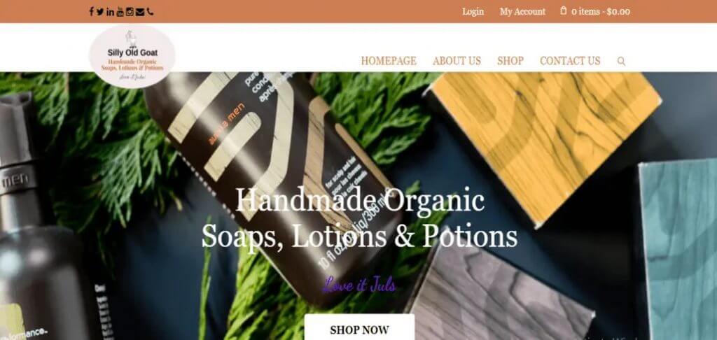 Client Silly Old Goad on our ecommerce website design portfolio